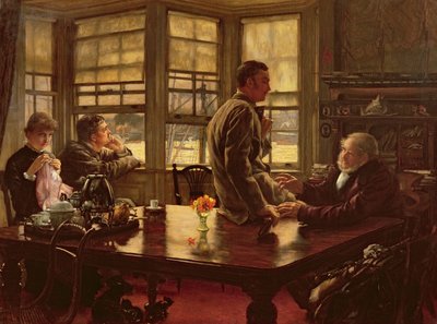 The Prodigal Son in Modern Life: The Departure, 1880 by James Jacques Joseph Tissot